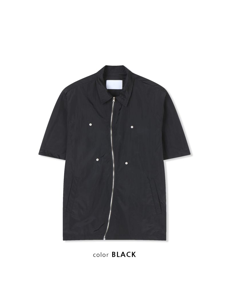 Log Curved Nylon Jacket