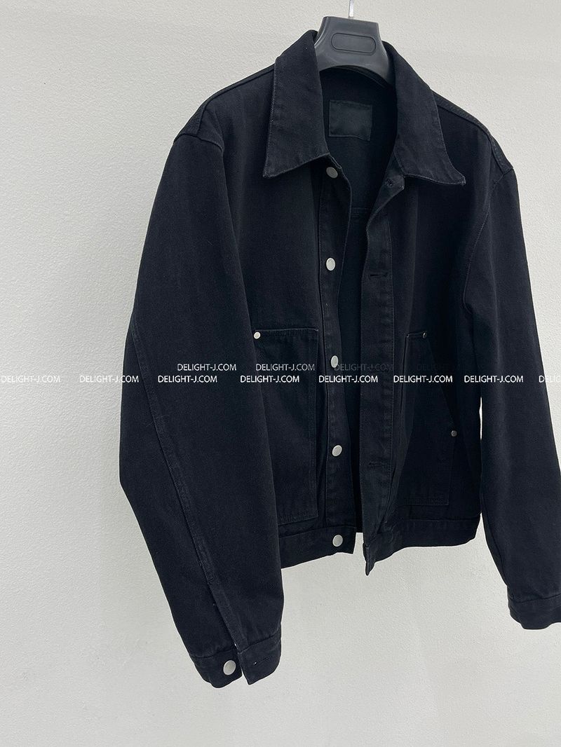 [UNISEX] Carpenter Black Denim Jacket