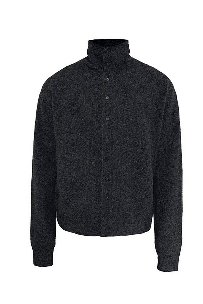 Marl Turtleneck Cardigan