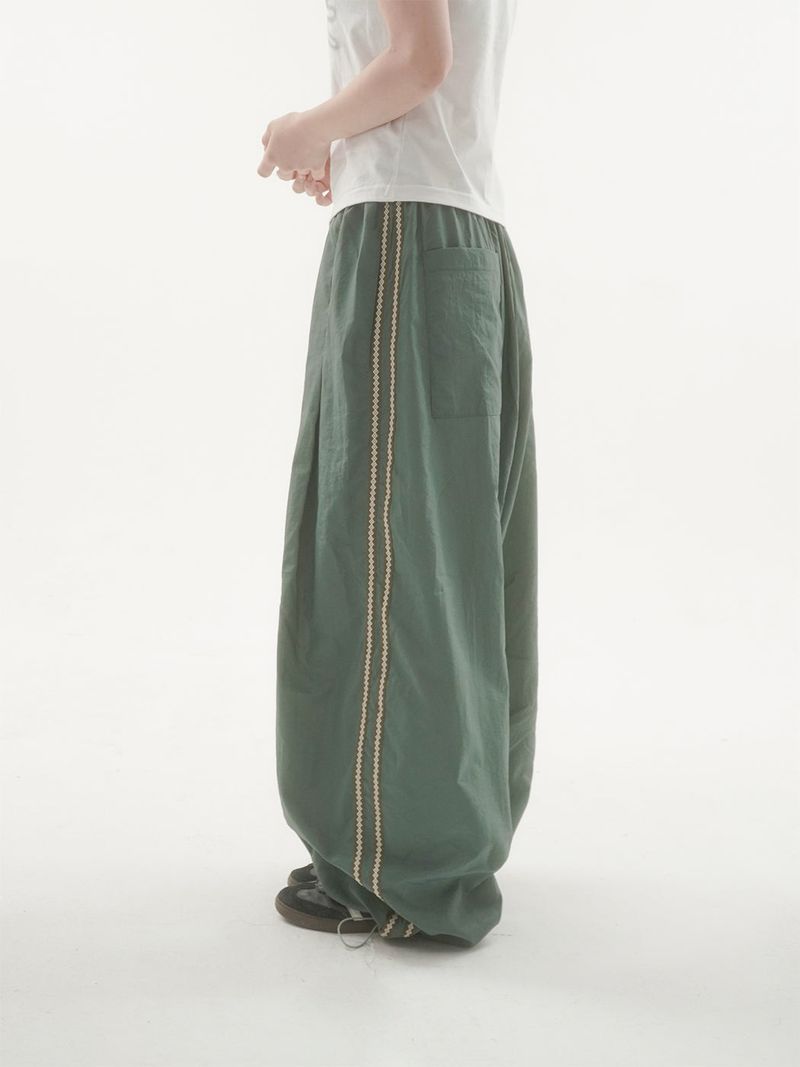 Poke jacquard track pants -3C