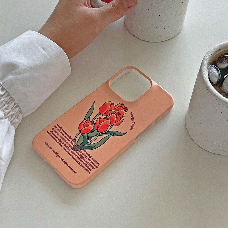 BANASIL SHOP（バナシルショップ）の「Mango Tulip 02 (Galaxy) Matt Hard Case（Smartphone Accessories）」
