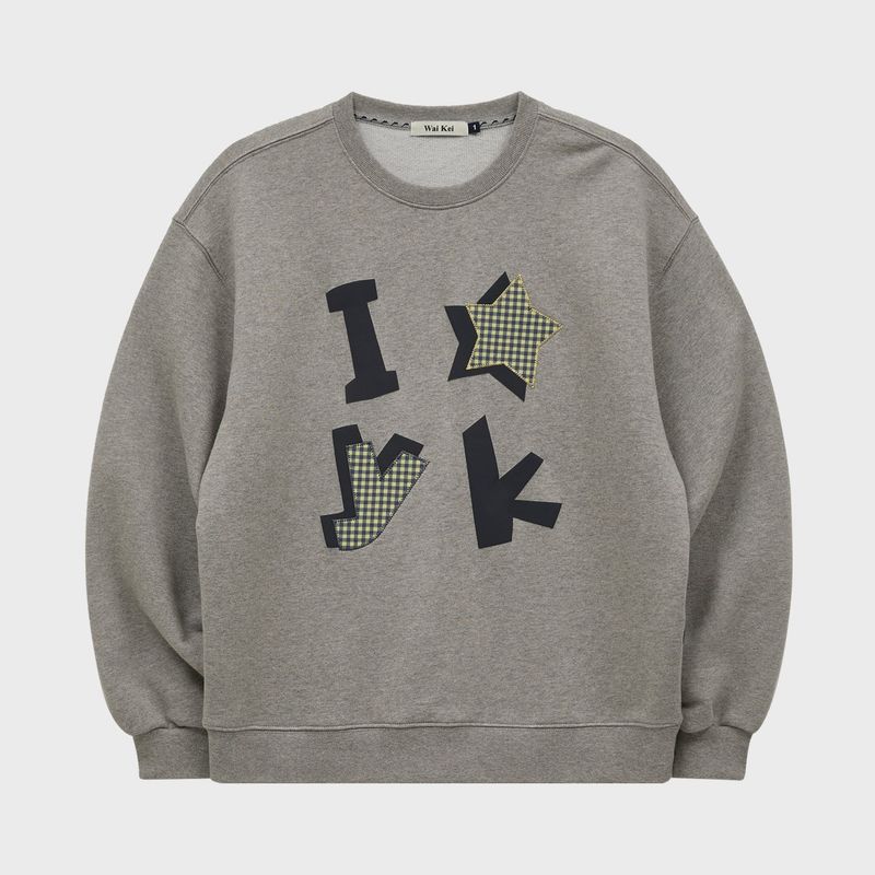 WaiKei(ワイケイ)の「YK Check Applique Sweatshirt(Tops)」