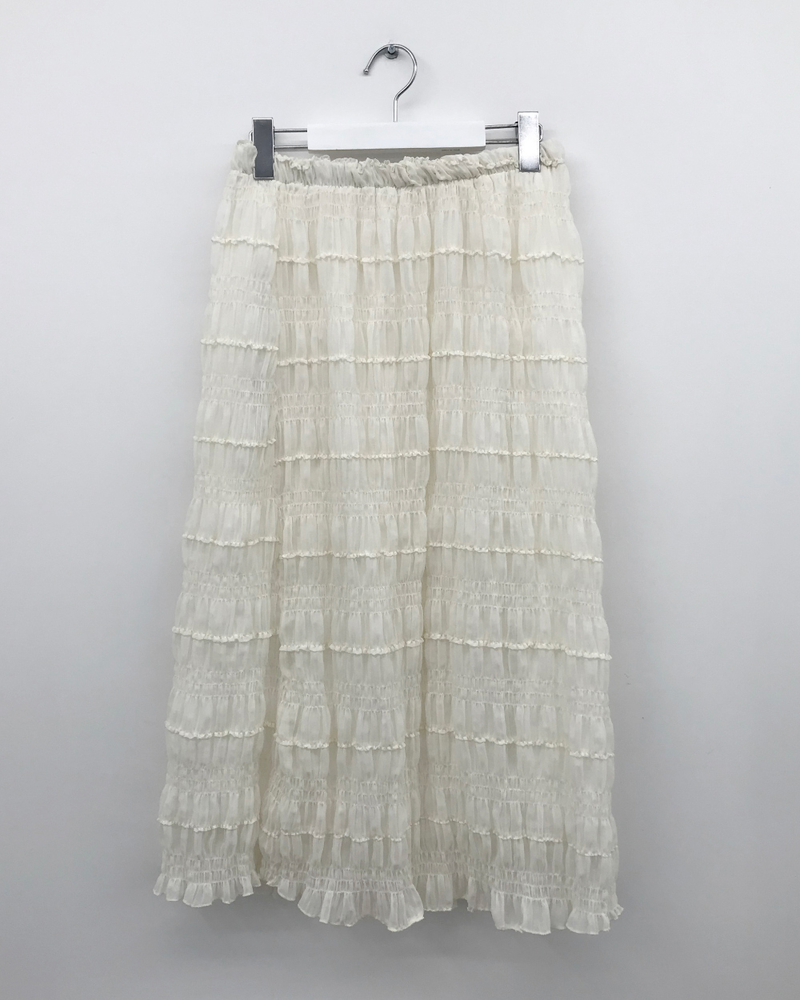 Tincture Ripple Long Skirt (2color)