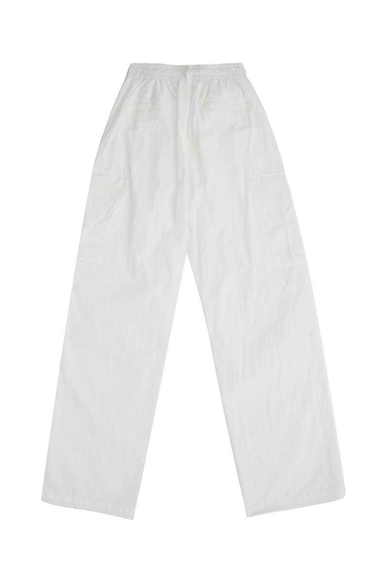 VOLUME CARGO PANTS_WHITE