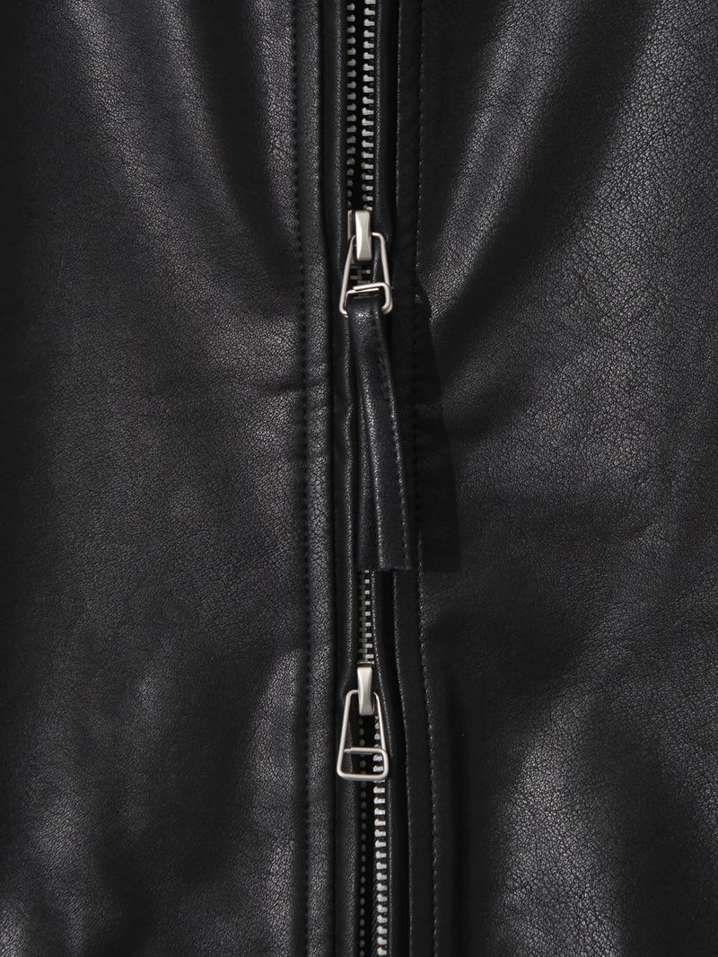 Storm Leather Zip Jacket