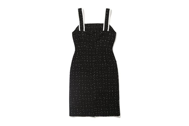 PURE TWEED DRESS_BLACK
