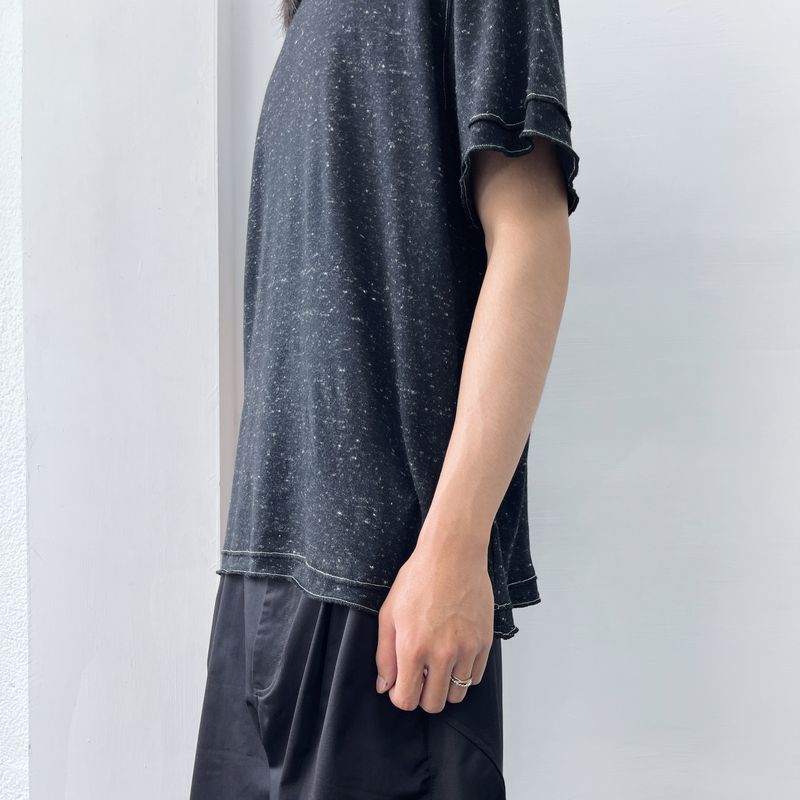 Speckled Reverse Seam Tee