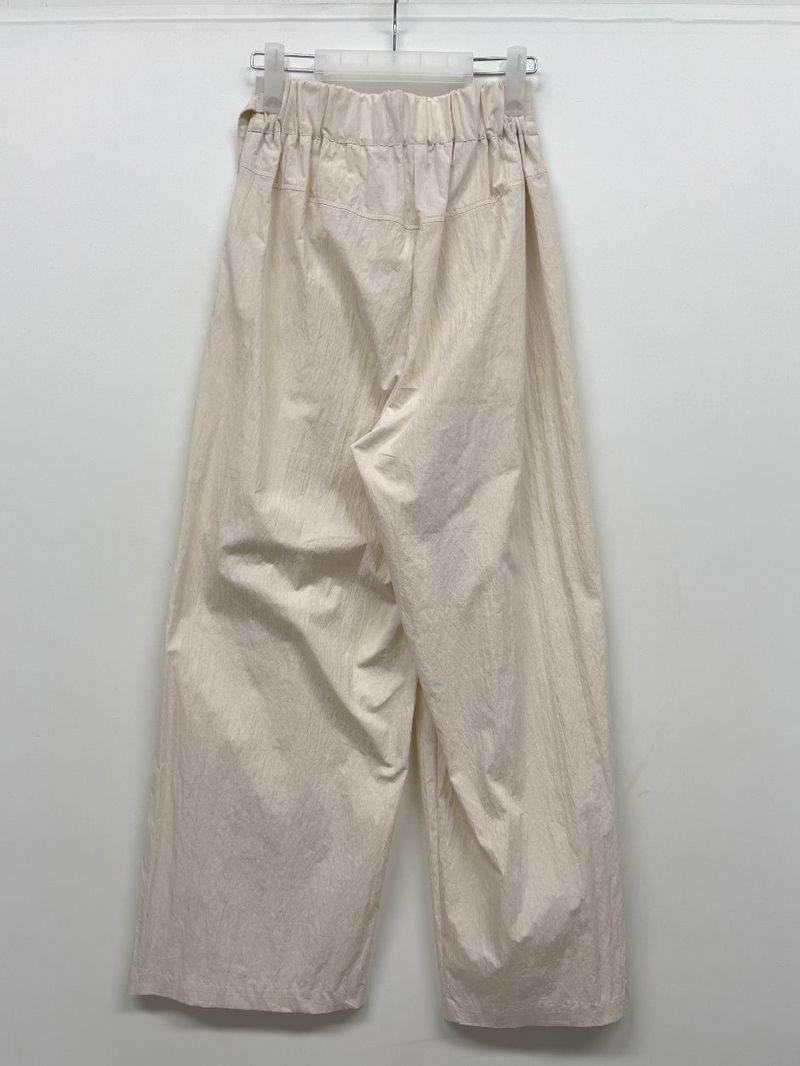 Raschel Nylon Wrap Wide Pants