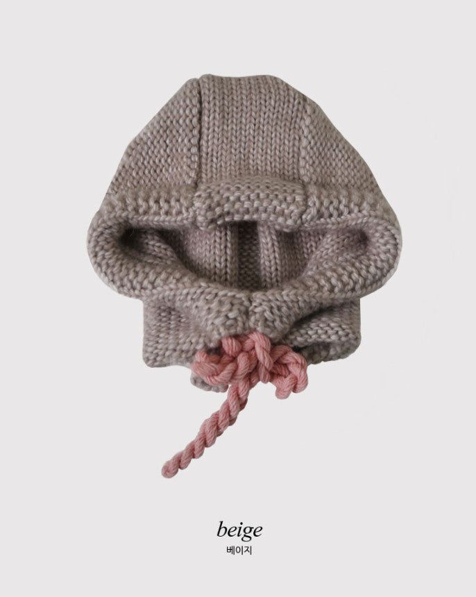 Rope Design Ribbon Balaclava (4color)