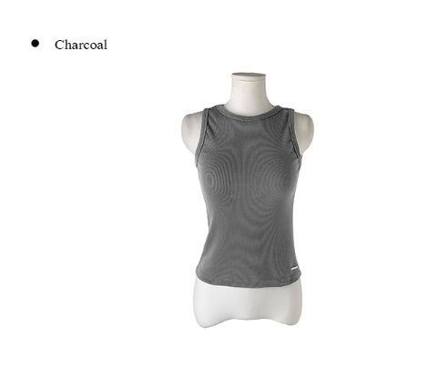 Nattie Basic Pendant Ribbed Sleeveless