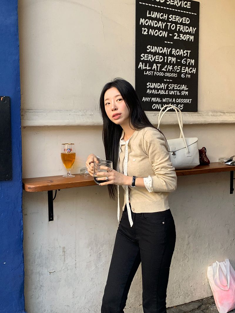 [MADE] MIETTE CASHMERE ROUND CARDIGAN