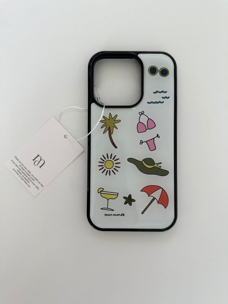 mon monde（モンモンド）の「summer beach phone case（Smartphone Accessories）」