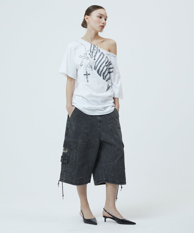 BERMUDA UTILITY CARGO SHORTS_CHARCOAL