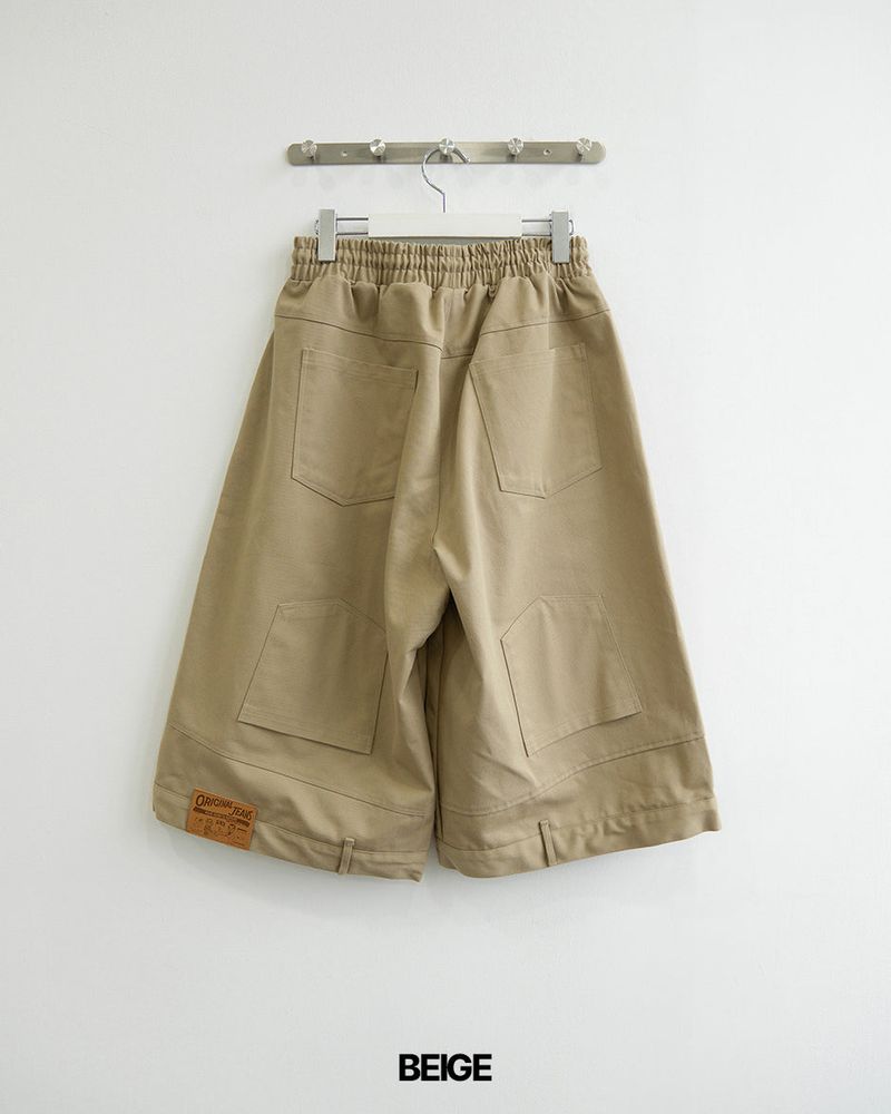 Log Bermuda Cotton Pants