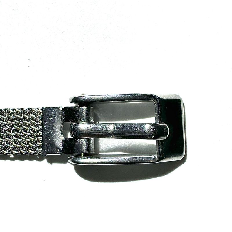Silver belt bracelet