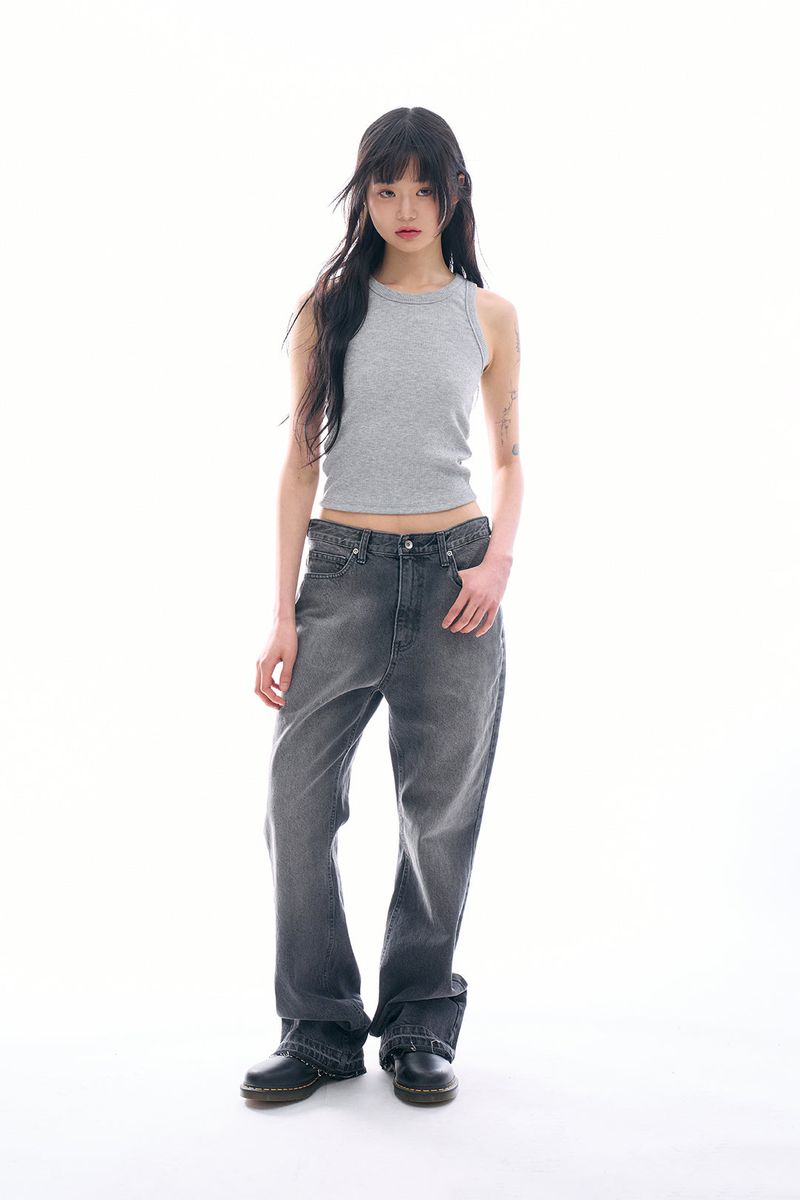 Raucohouse(ラウコハウス)の「Moment ribbed sleeveless top(Tops)」