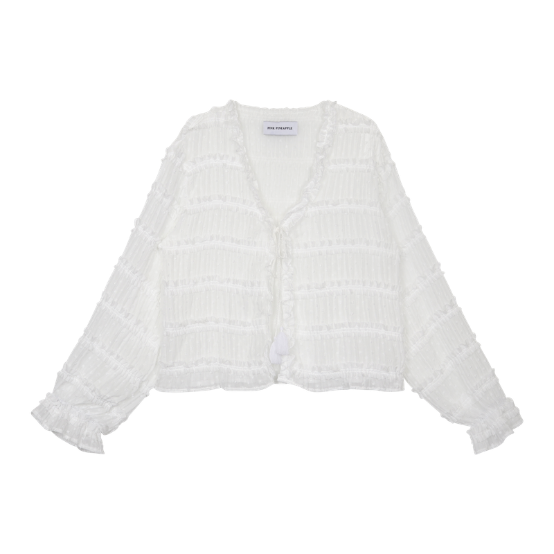 RASCHEL TIERED CARDIGAN JACKET