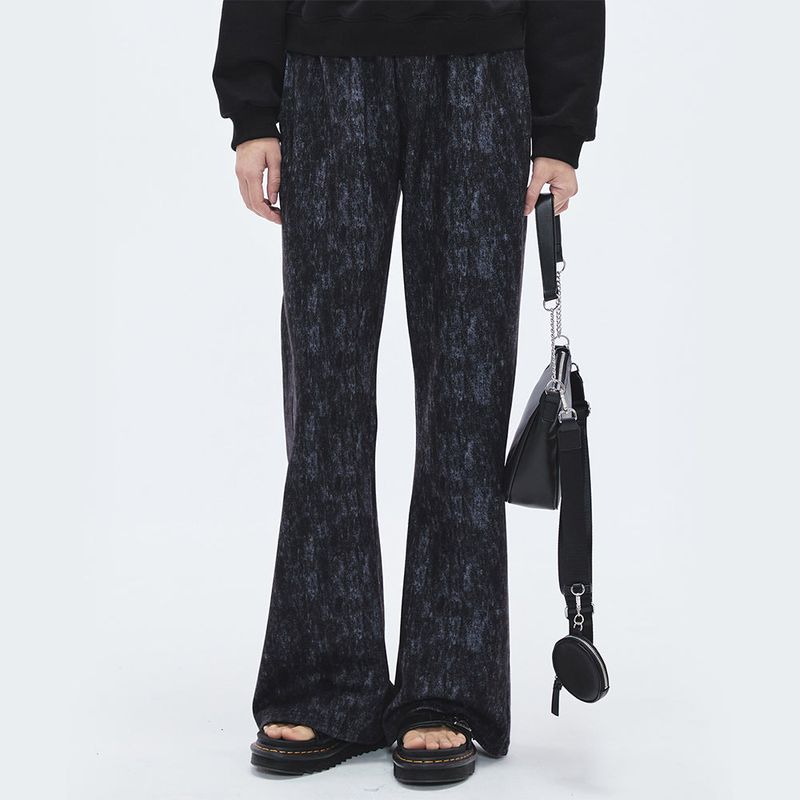 ZEROPLANET（ゼロプラネット）の「グランピックセミブーツカット/Graphic Semi-Bootcut Pants [NAVY]（Pants）」