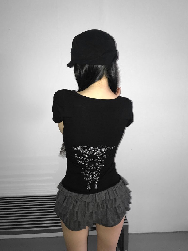 THEAIRTOWN（ザエアータウン）の「back hot piece corset top(3 color)（Tops）」