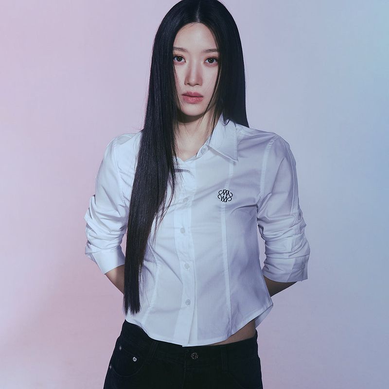 NICK&NICOLE（ニック＆ニコール）の「MINIMAL PINTUCK WAIST SHIRT_IVORY（Tops）」