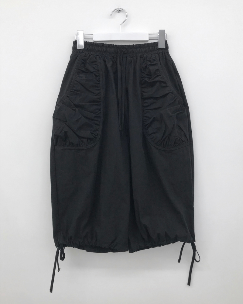 Kine Shirred Bermuda Pants (3color)