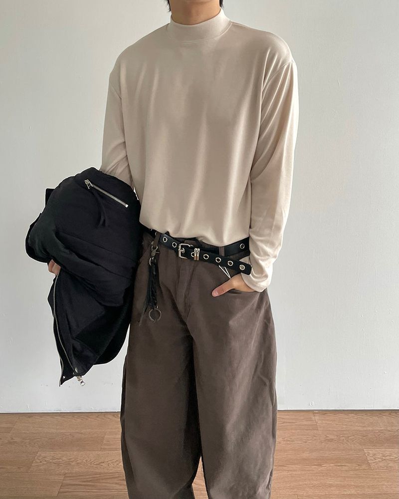 Winter mockneck knit