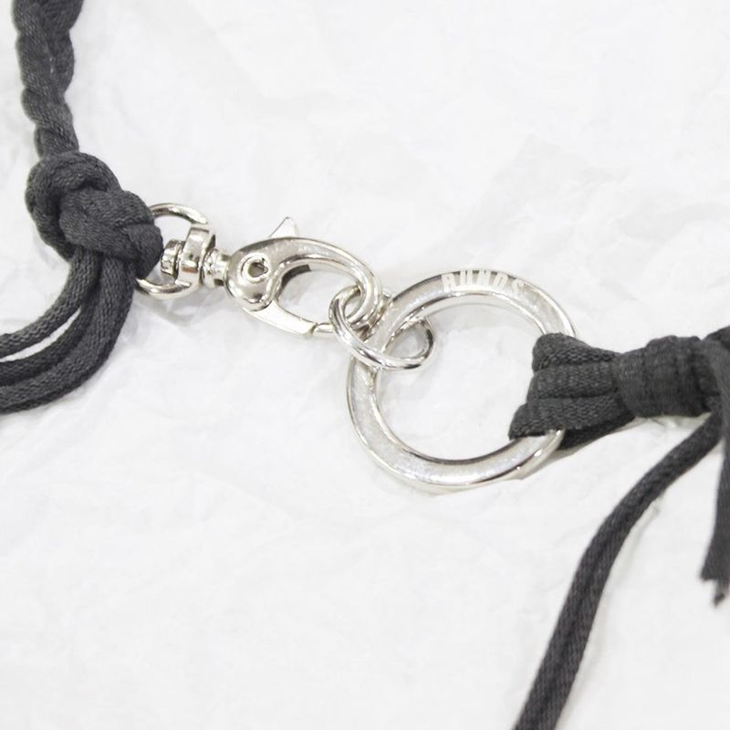 grunge plait necklace (2color)