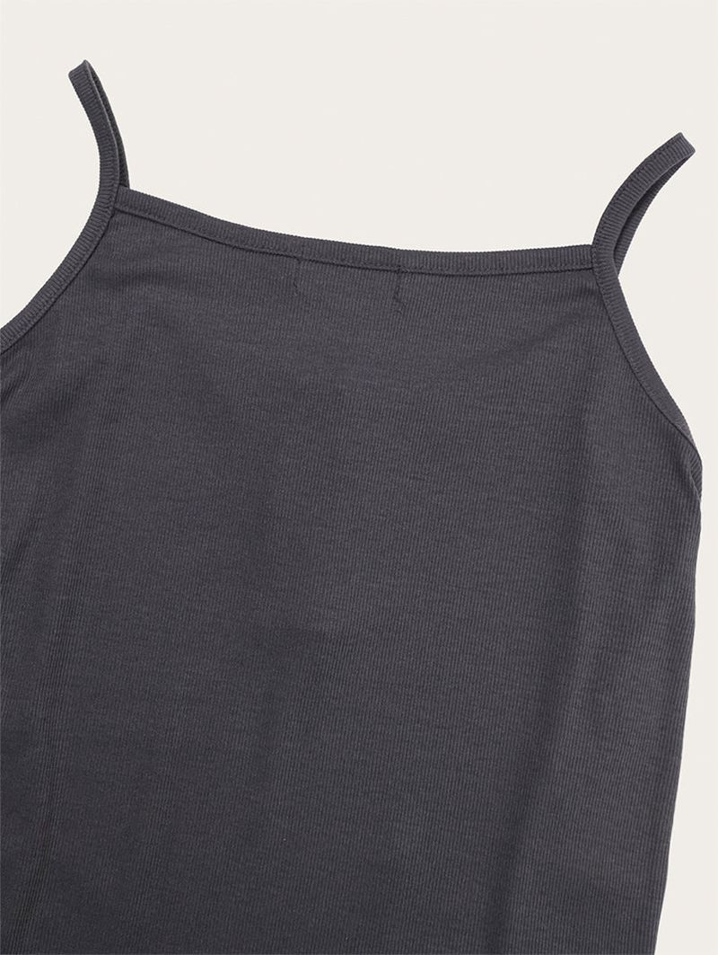 SIDE SHIRRING BUTTON SLEEVELESS (3C)