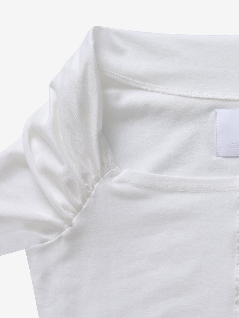 Off shoulder shawl top (Ivory)