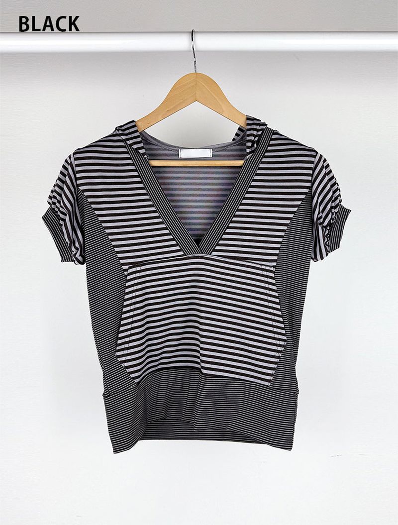 HAZY STRIPE HOODIE (2C)
