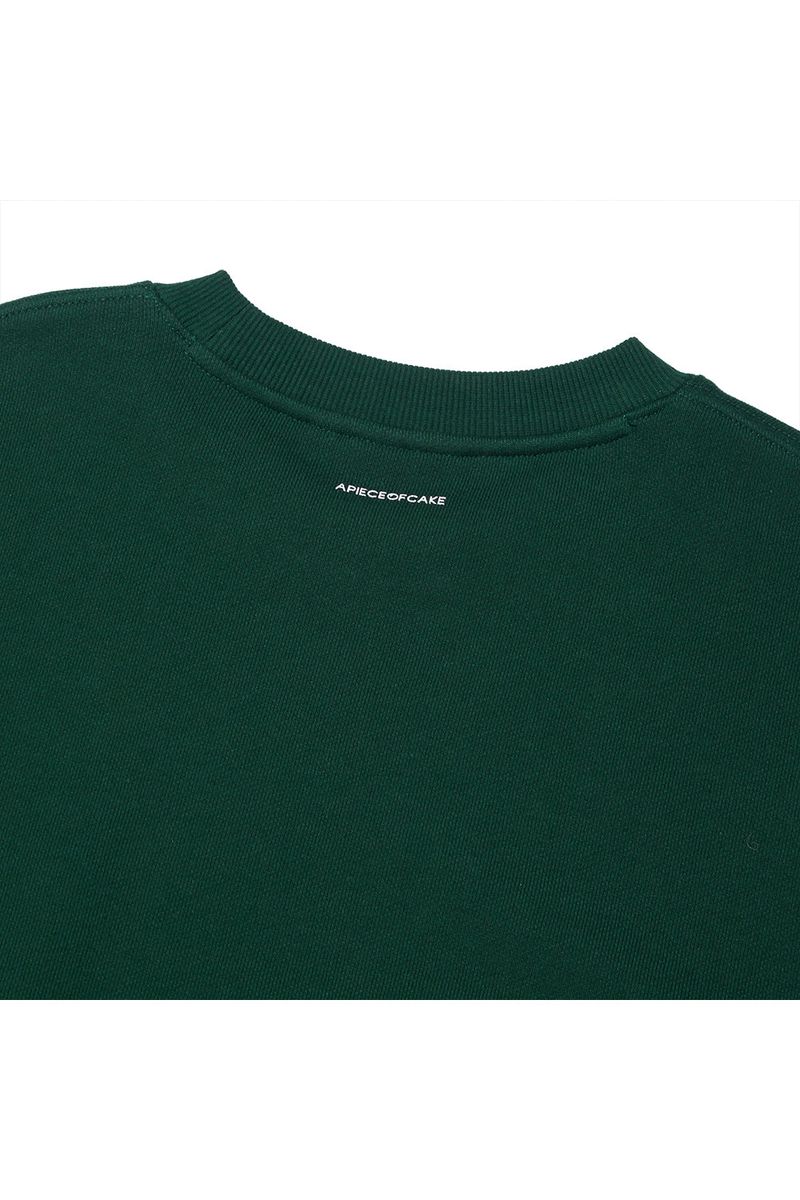 Reverse Bear Patch Crewneck_Green