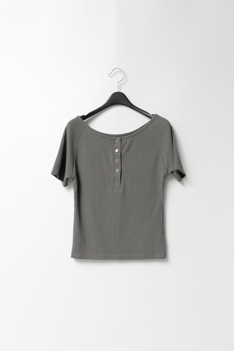golgi raglan button top(5colors)