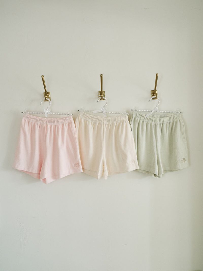 Ice Cream Terry Shorts_butter