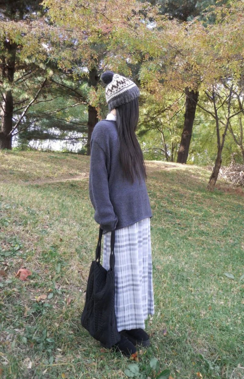 knit shoulder bag