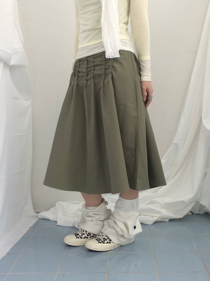 トーンオントーンレイヤードロングスリーブ