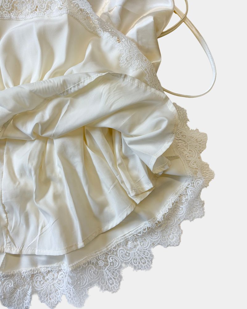 Nostalgic Satin Skirt