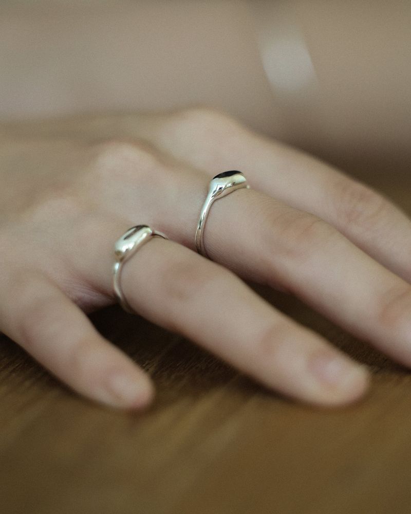 Snuggle ring (silver) *1PCS