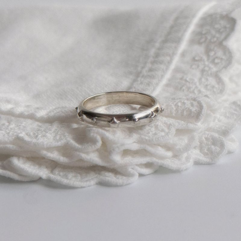 Silver 925 Star mini ring