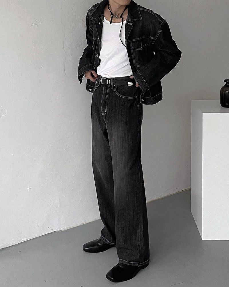 MG722 Rain Fabric Washed Jacket (2 colors)