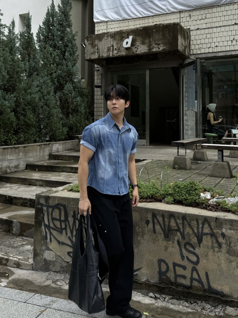 Annbe layered pocket pants