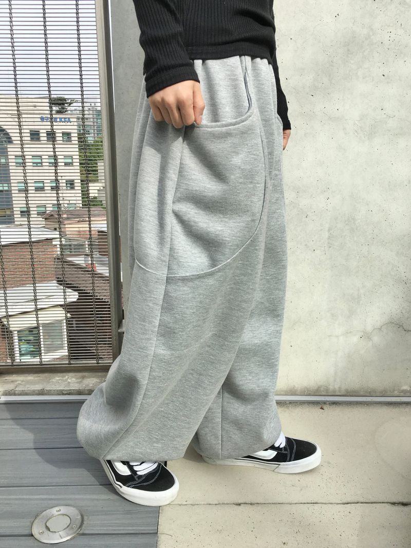 マイルカーブドツーポケットスウェットパンツ 6C