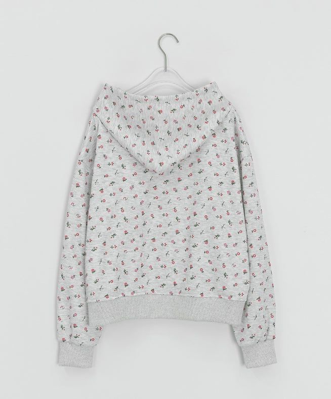 Nobui Flower Hood Zip-up