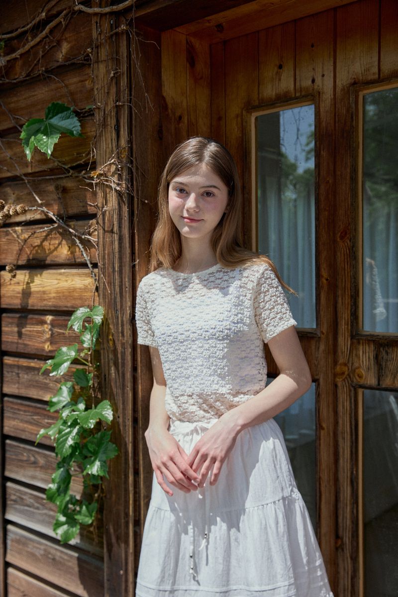 LACE JACQUARD TS