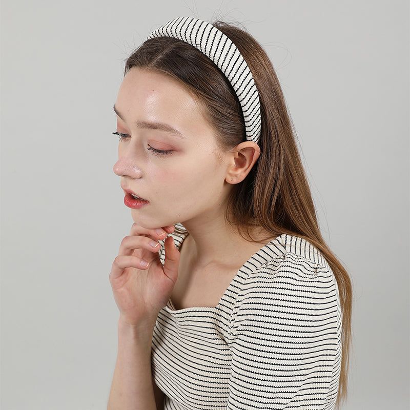 cattline（カトリーヌ）の「モダンストライプヘアバンド（ヘアアクセサリー）」