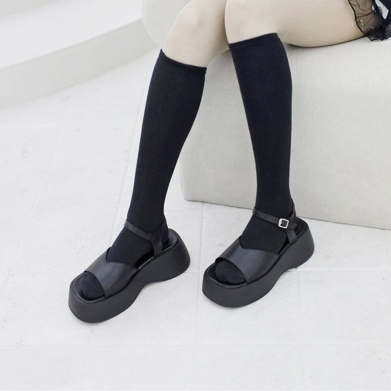 Shimo open toe hoop sandals