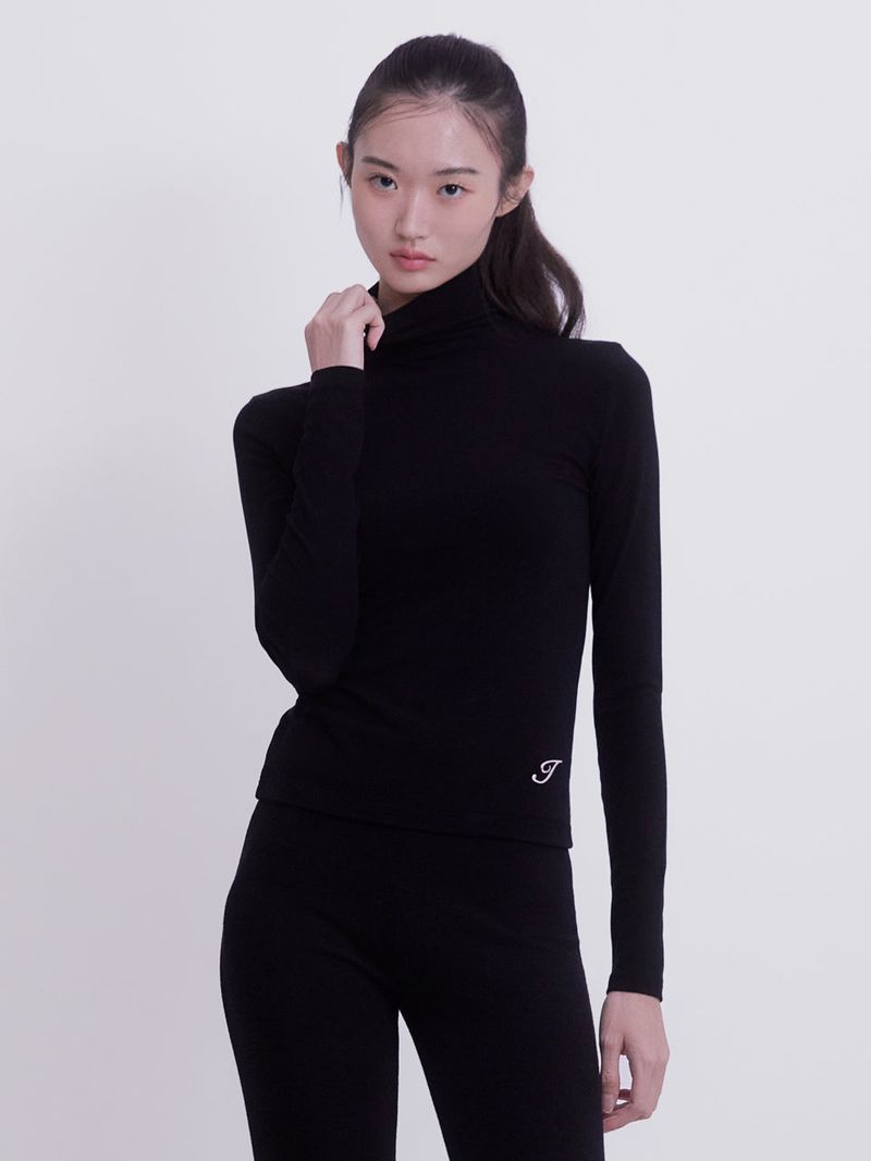 Warm up turtleneck top (3COLOR)
