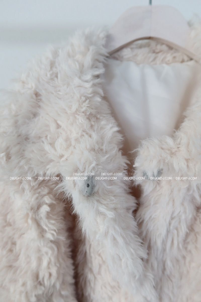 Shoko soft collar fur jacket