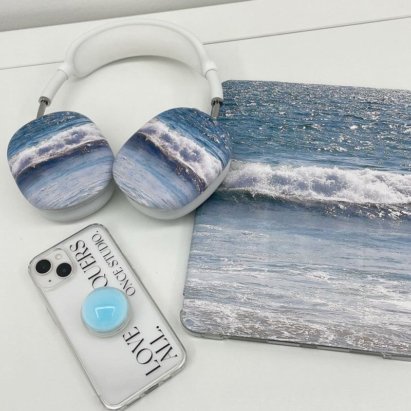 (glossy) AirPods Max Case Santa Monica Waves