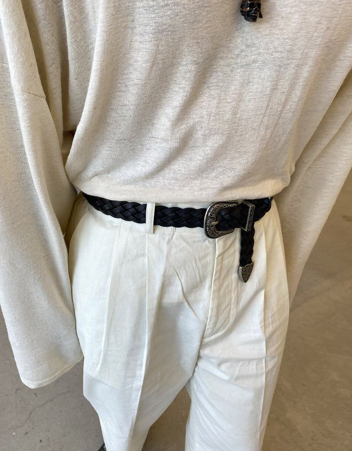No.8159 dope pattern cowhide twisted BELT