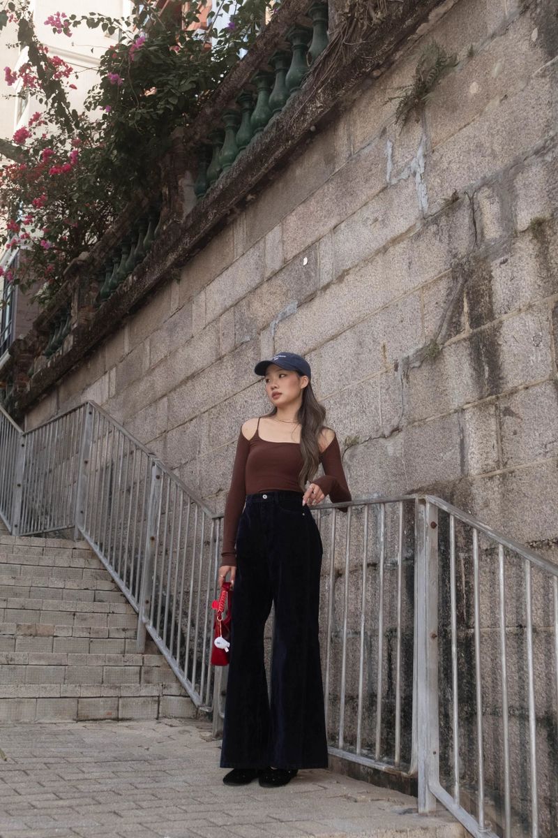 Fall Velvet Wide-Leg Pants - 2 colours